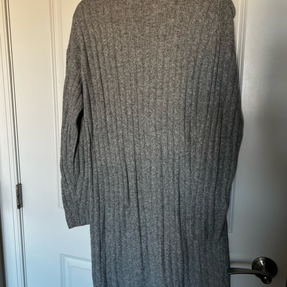 Hilary Radley - Highneck Grey Longsleeve Sweater Dress - Picture 3 of 3